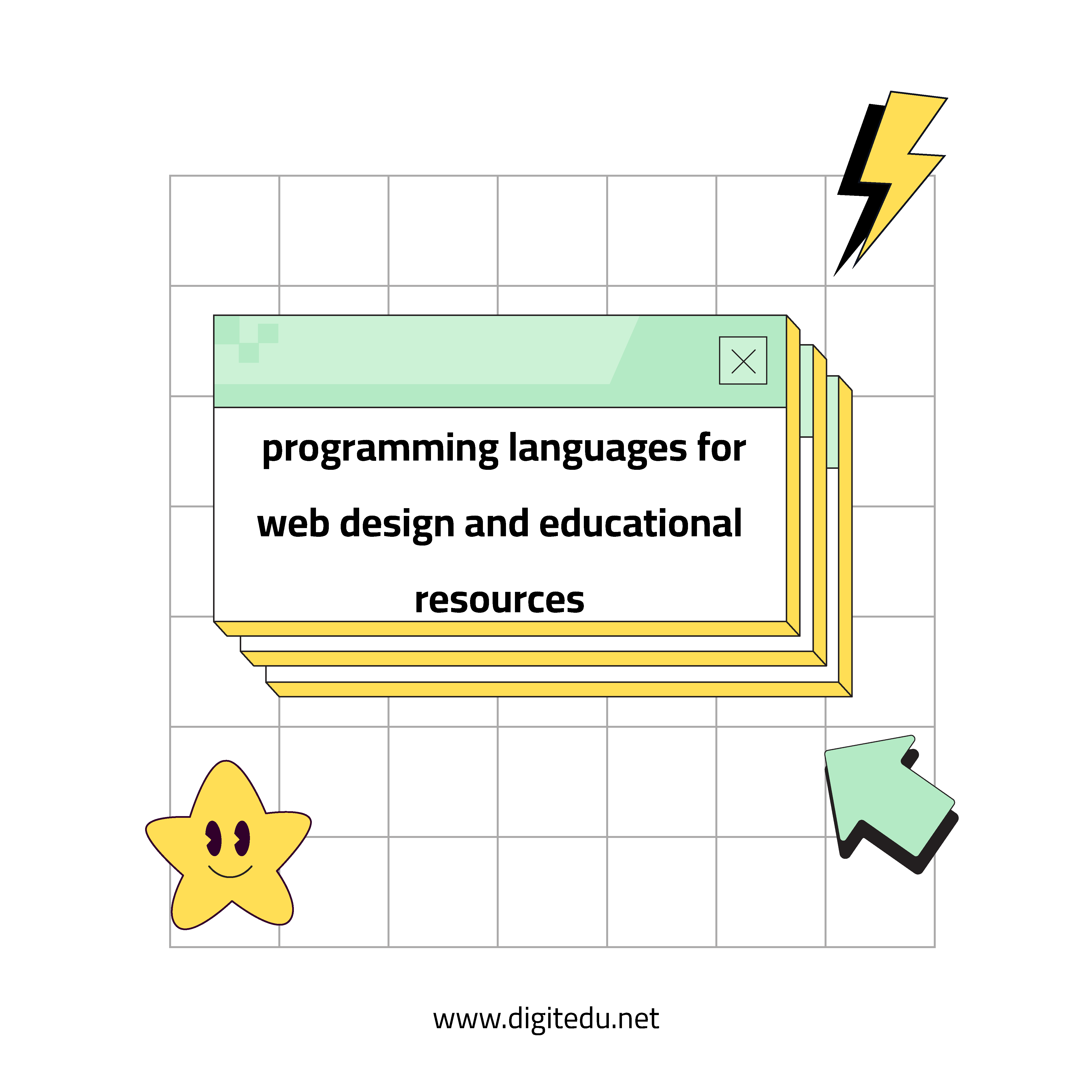 The most important programming languages ​​for web design and educational resources