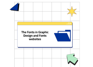 Fonts in graphic design and download sites